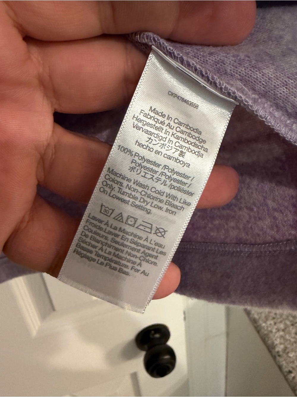 Madewell Brushed Plaid Shacket Lavender Ombre Medium - Picture 8 of 10